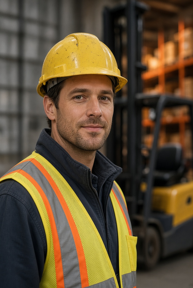 ClearPath Staffing associate on the warehouse floor